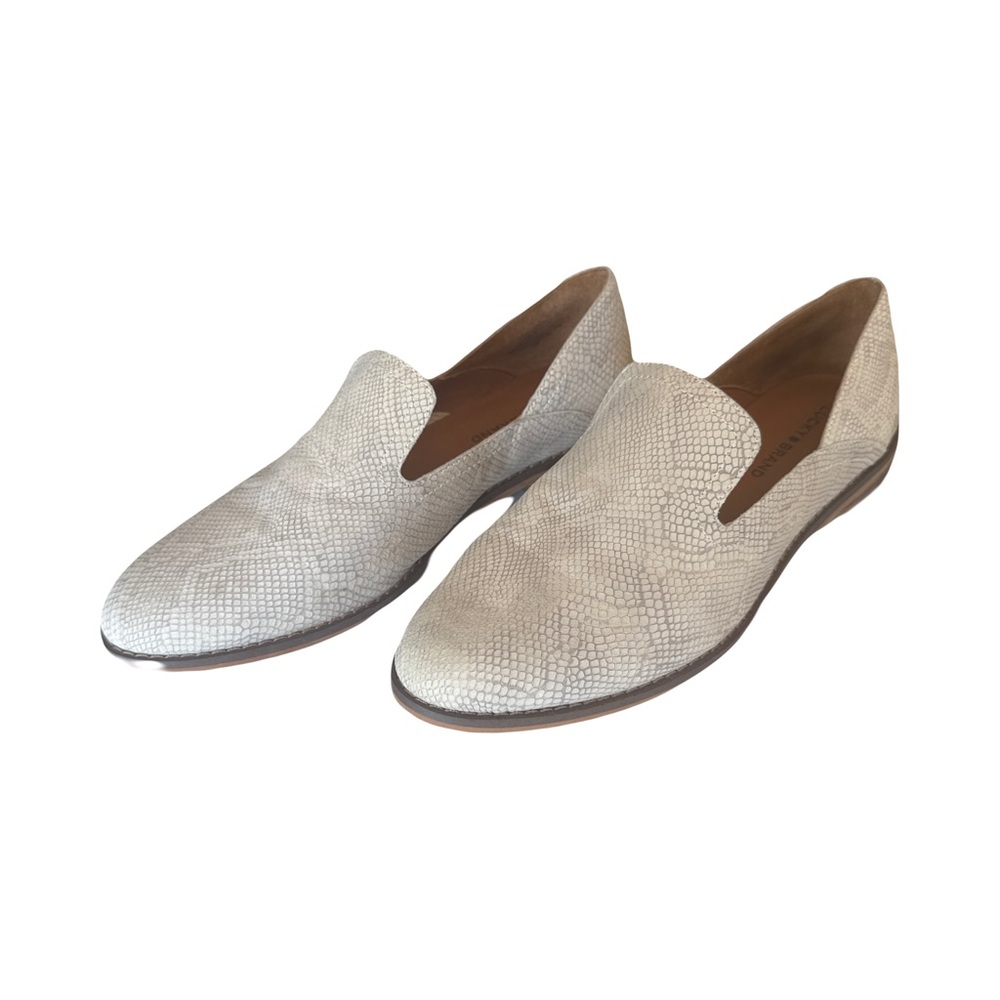 Lucky Brand Textured Beige Loafers 7M